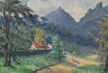 Manoel Santiago (1897-1987), Teresópolis - ost, datado de 1948.