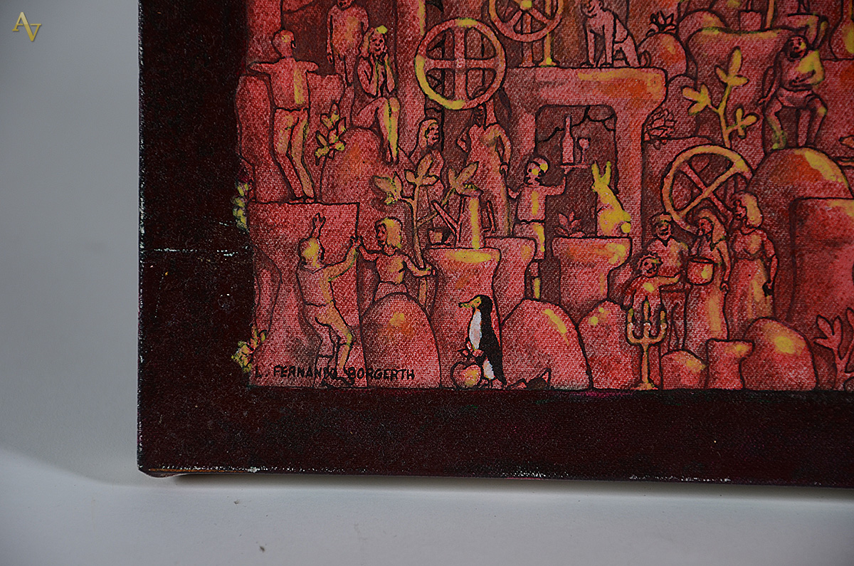 BORGERTH - Pinguins na brasa - ast - 38 x 46 - foto 3 de 4
