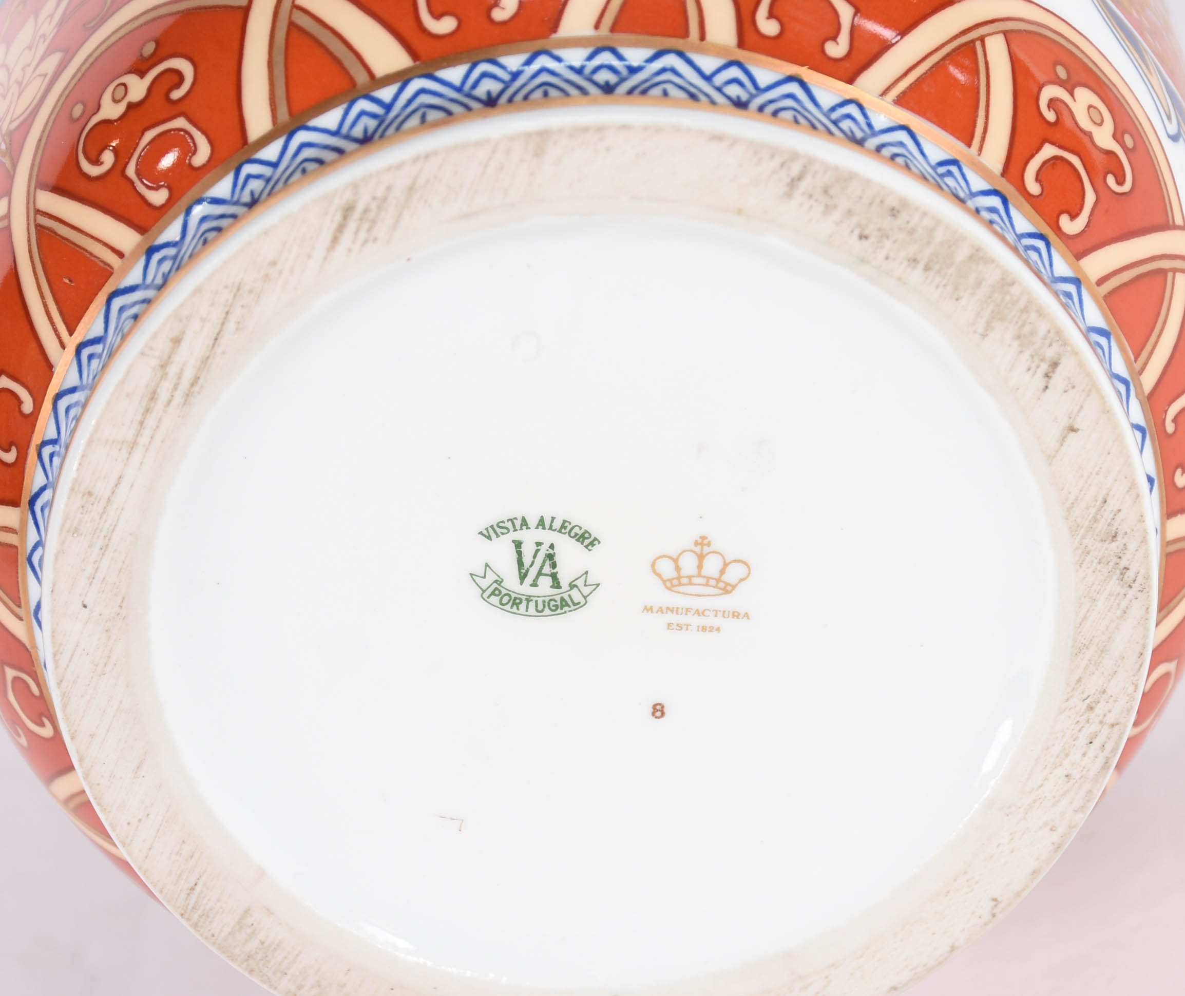 Vaso de porcelana portuguesa Vista Alegre decorada ao gosto oriental... - foto 4 de 5