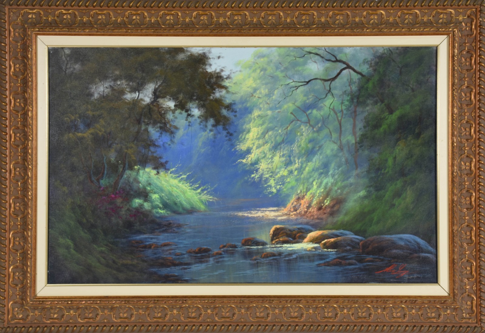 Alex Luizi (1964), Paisagem com riacho - foto 2 de 6
