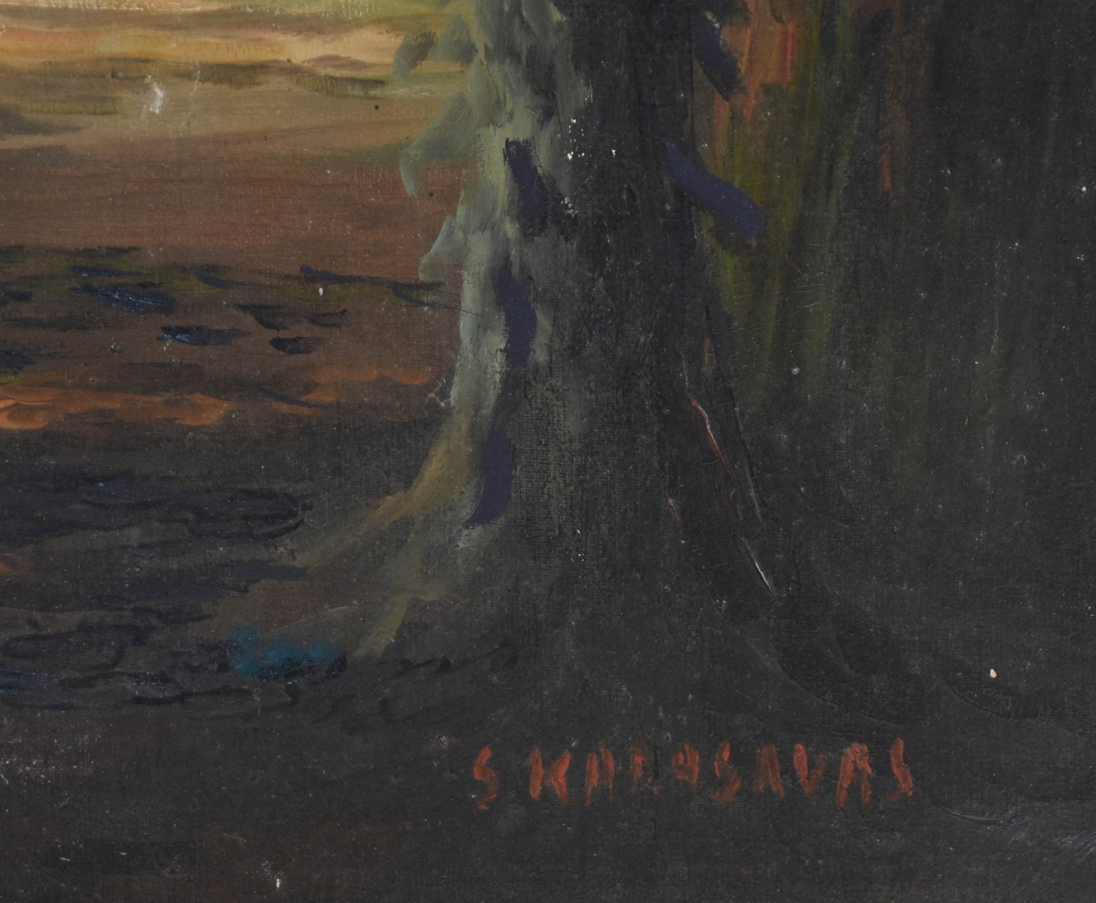 SYLVIO KARASAVAS  (1905-1980), Paisagem - foto 3 de 5