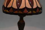 luminária estilo Tifany creme. - luminária estilo Tifany creme.
