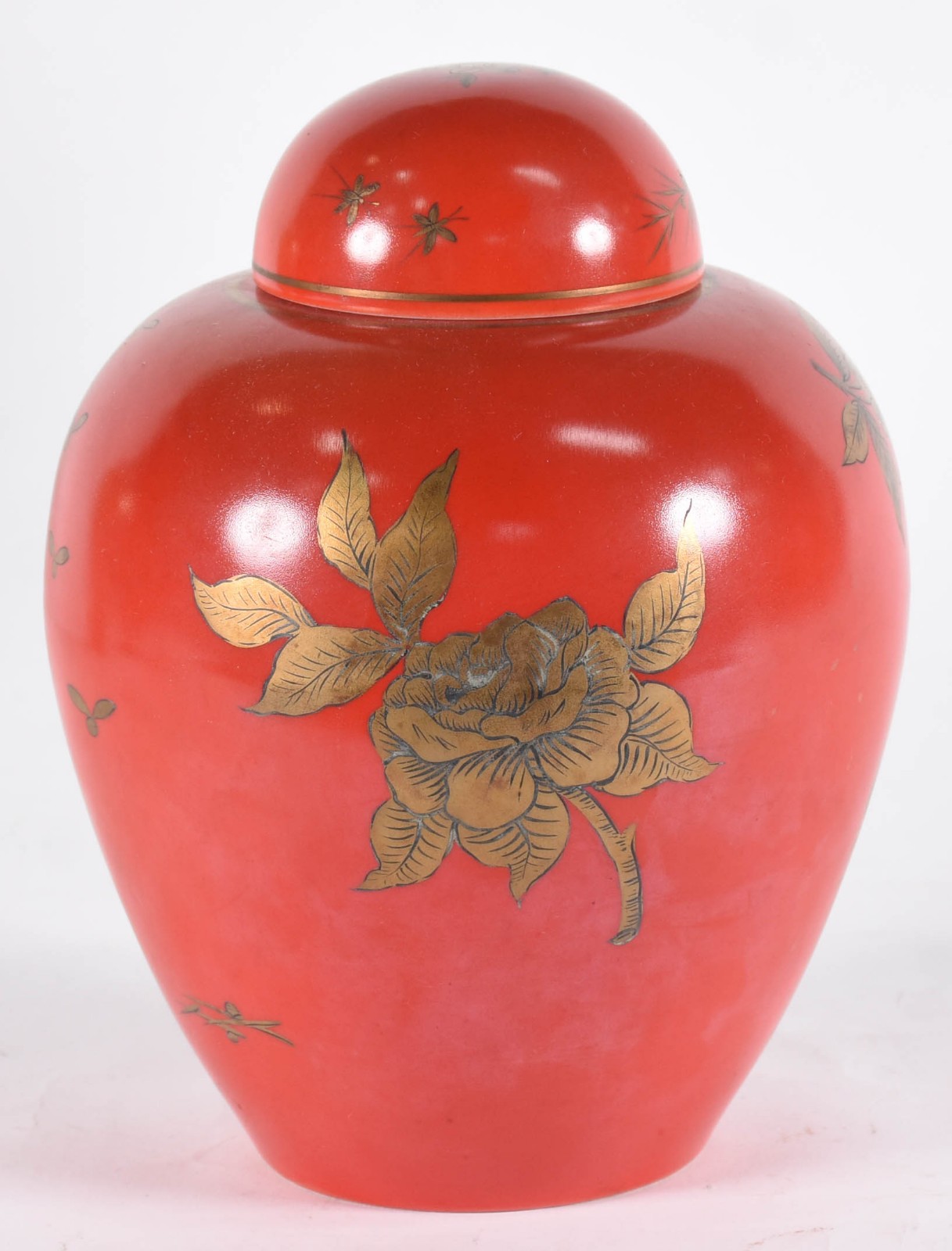 Potiche de porcelana portuguesa Vista Alegre ao gosto oriental... - foto 1 de 4