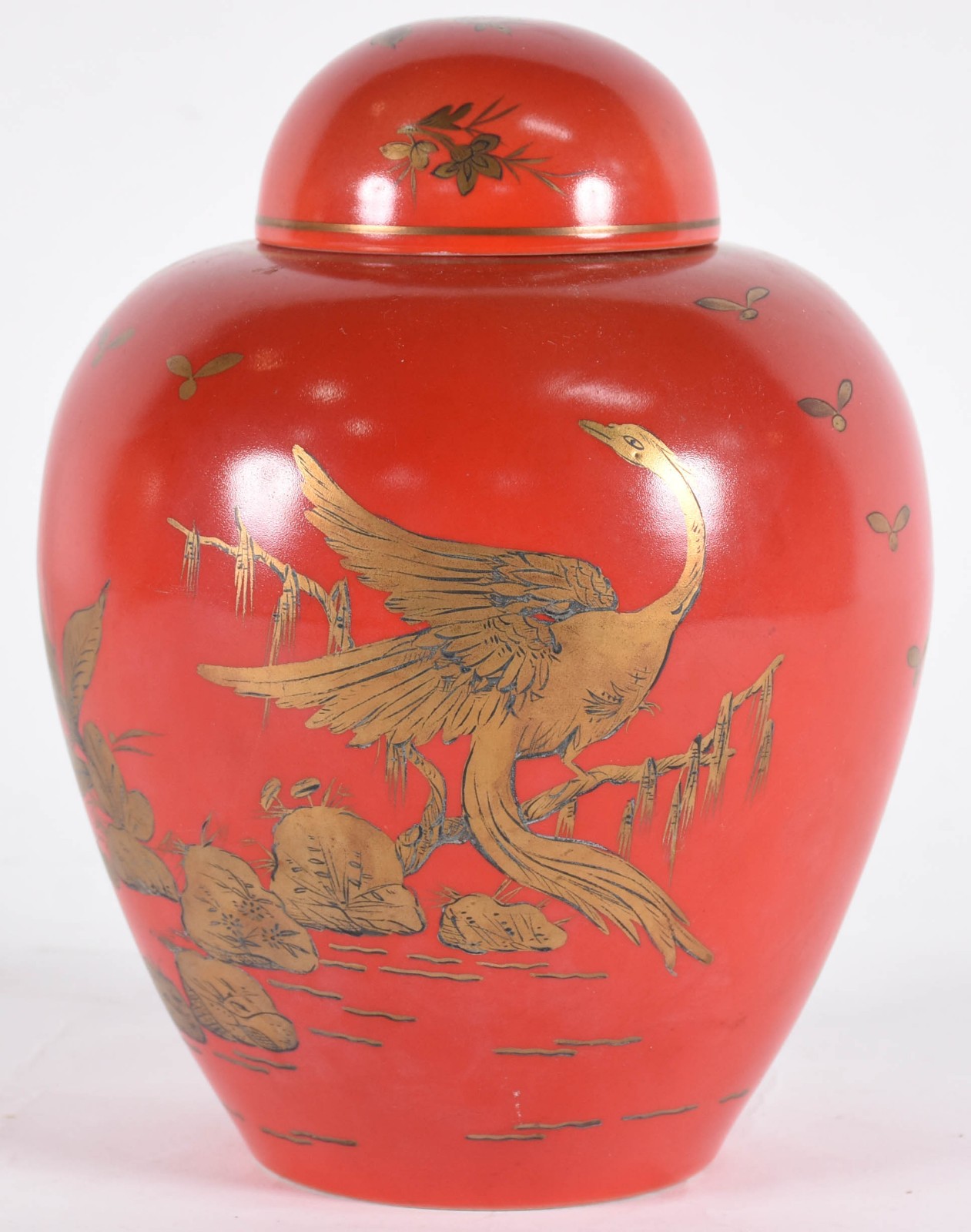 Potiche de porcelana portuguesa Vista Alegre ao gosto oriental... - foto 3 de 4