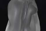 Sèvres (1740),  - Escultura de cristal acetinado frances representando figura feminina, marcado na base.
