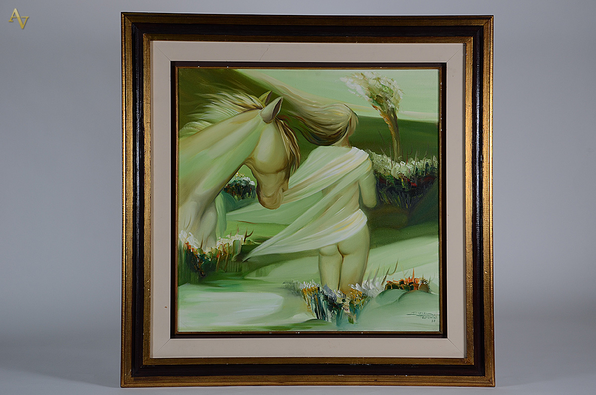 DORA PARENTES - Lascivos na primavera - ost - 75 x 75 - 1988 - foto 1 de 4