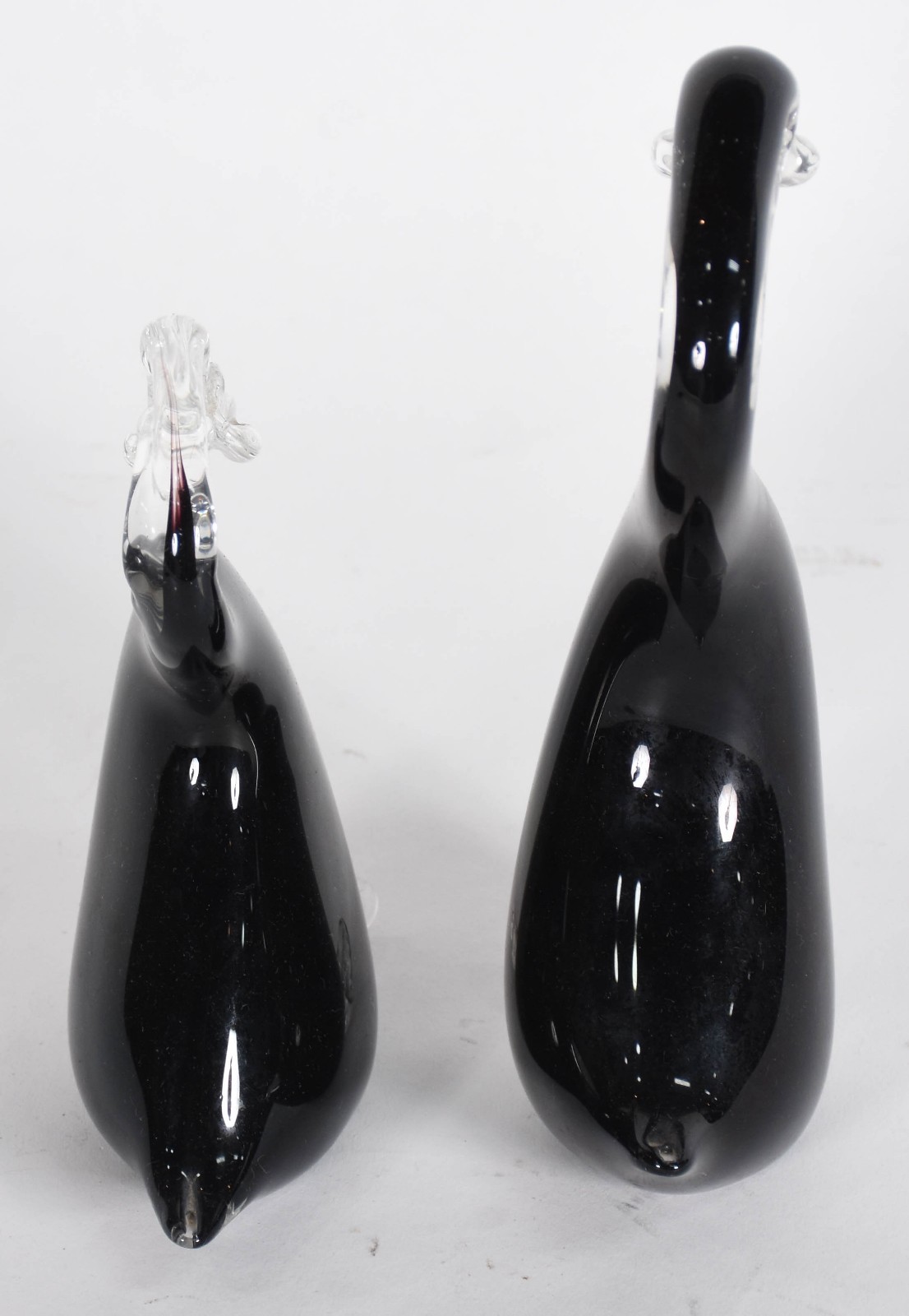 Dois cisnes negros de murano. - foto 3 de 4
