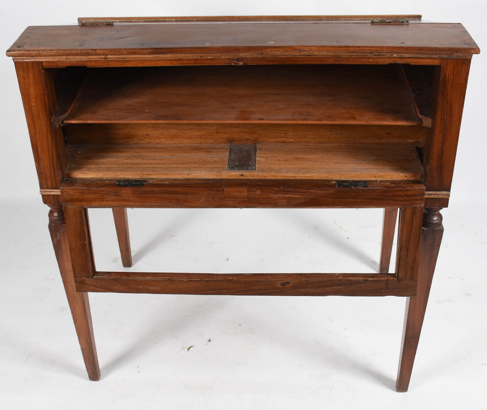 Mesa escrivaninha de madeira nobre. - foto 4 de 5