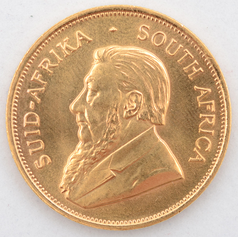 Moeda - UM KRUGERRAND - Àfrica do Sul - 1983 - Moeda que não circulou... - foto 1 de 2