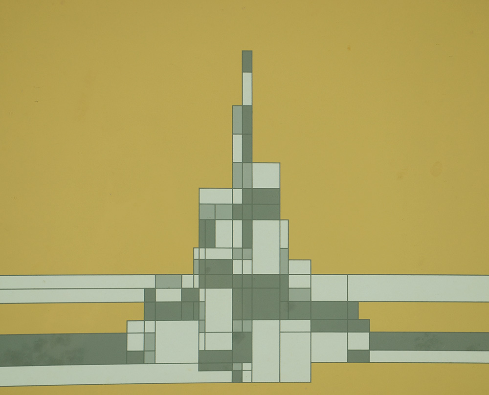 MILTON DA COSTA - Composição geométrica - serigrafia 41/100 - 45 x 54 - foto 2 de 3