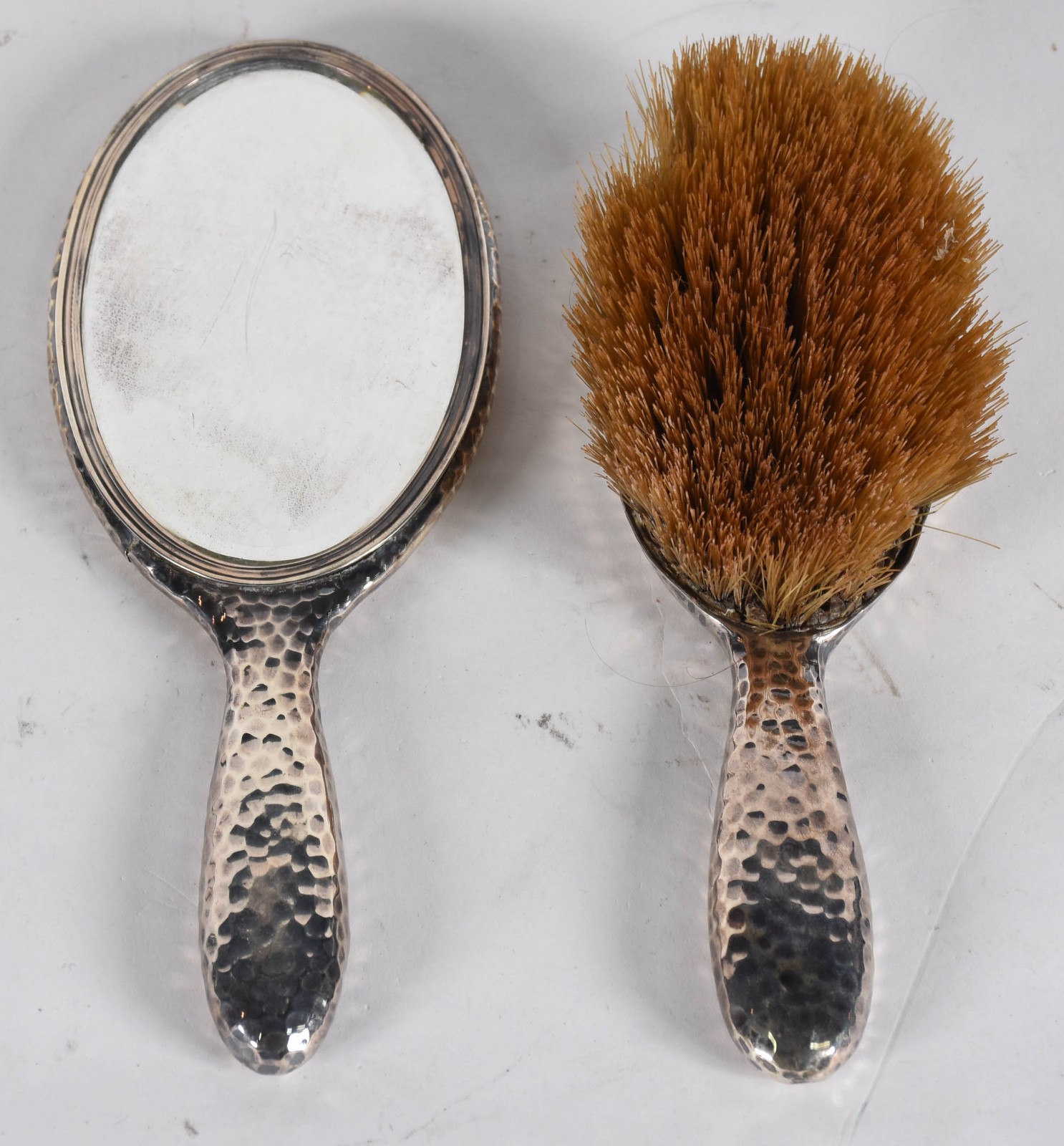 Conjunto para toilette de cristal e prata de lei, sendo 4... - foto 5 de 9