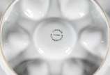 Serviço de porcelana francesa de LIMOGES com 12... - Serviço de porcelana francesa de LIMOGES com 12 pratos para ostras ou vieiras.