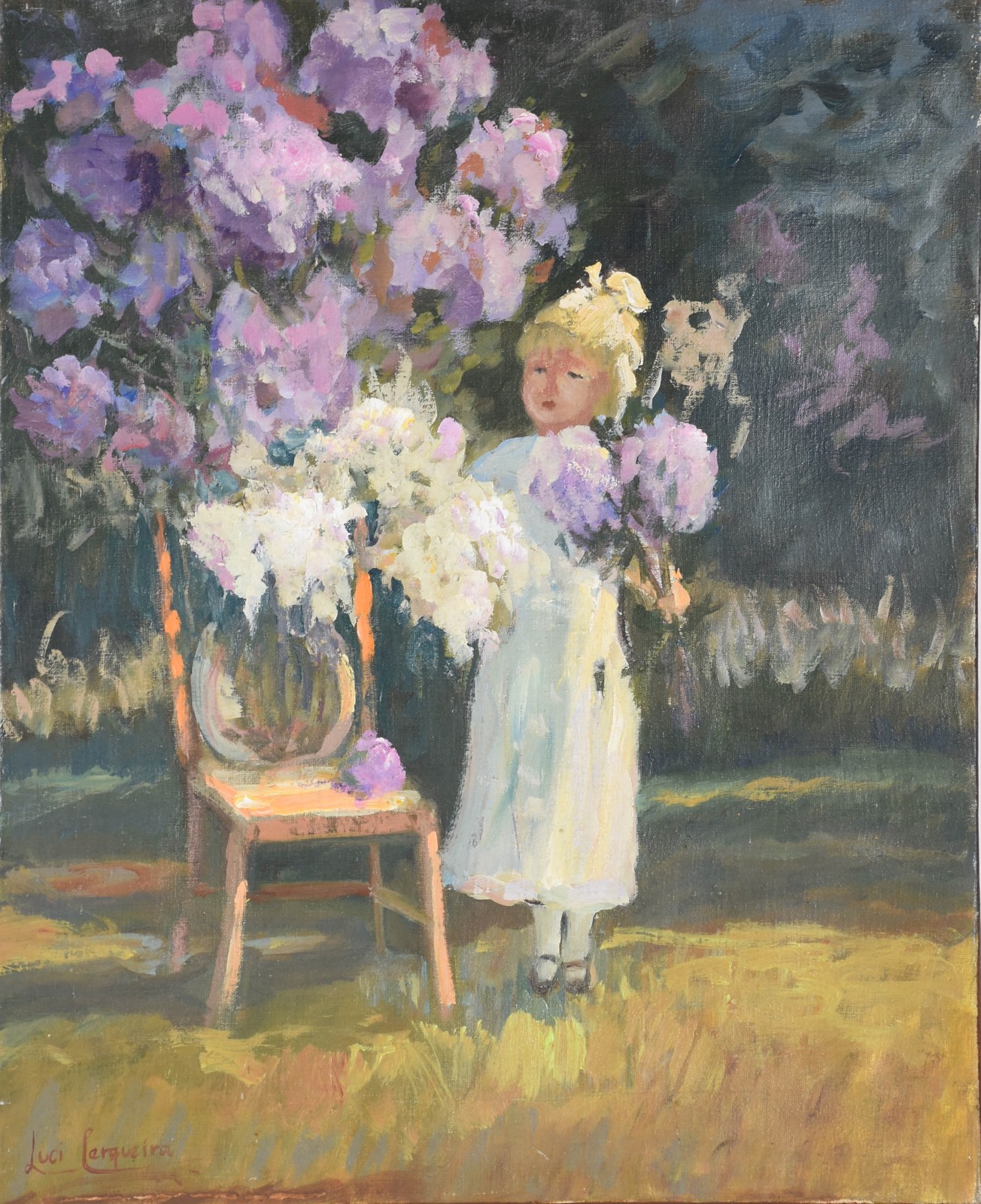 Luci Cerqueira, Menina com Flores - foto 1 de 3