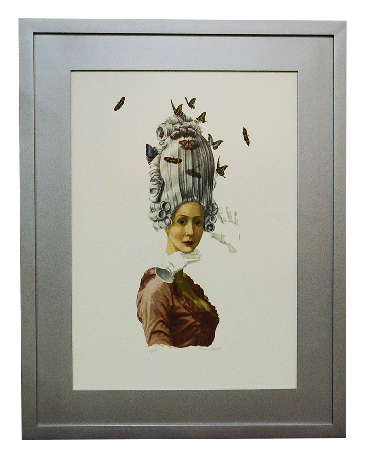 SONIA MENNA BARRETO - Rainha com borboletas - Serigrafia 61/100 - 69... - foto 1 de 3