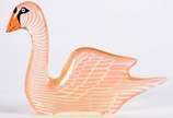 Abraham Palatnik (1928-2020),  - Estatueta de resina de poliéster representando cisne, assinada.