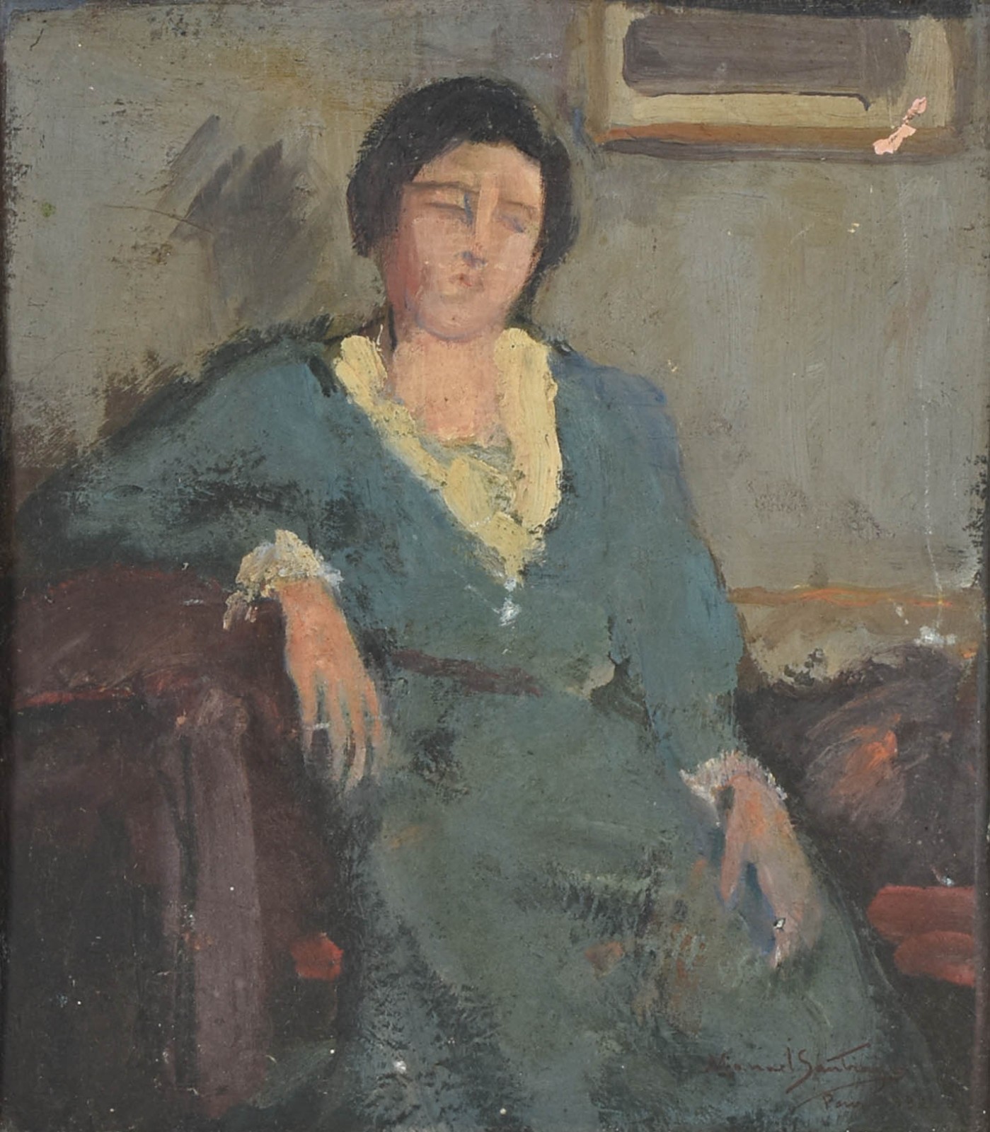 Manoel Santiago (1897-1987), Figura feminina - foto 1 de 4
