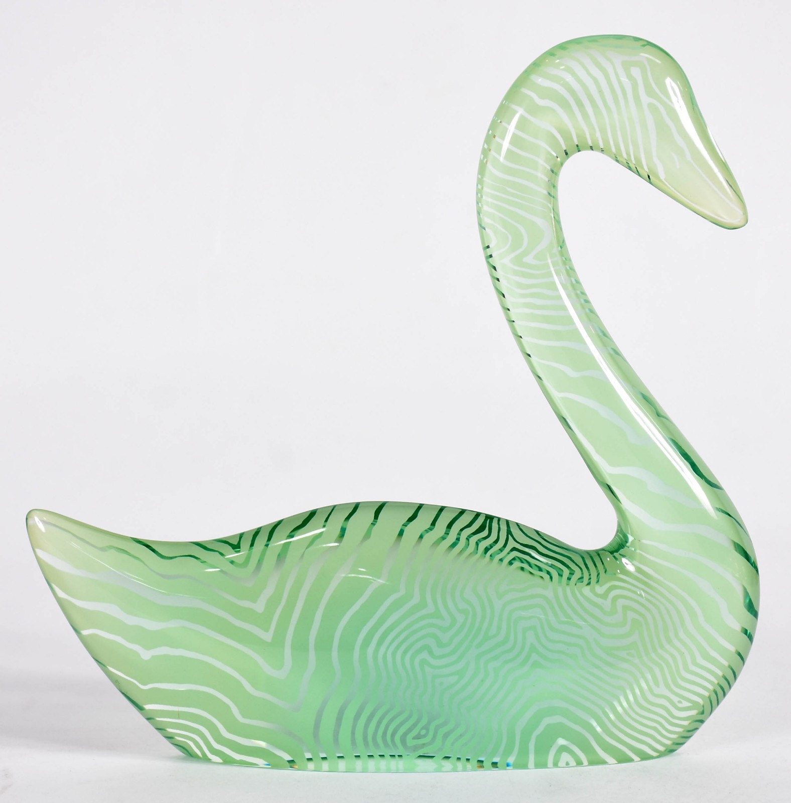 PALATINIK - Estatueta de resina de poliéster representando cisne... - foto 2 de 2
