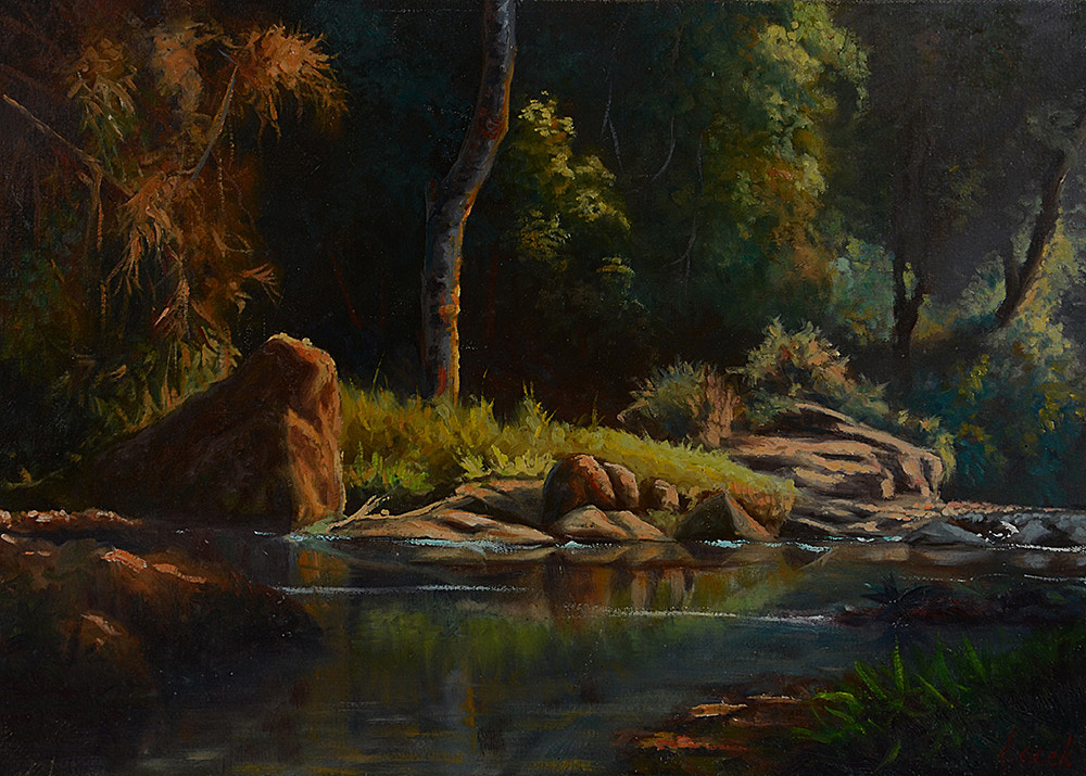 LACEK - Paisagem - ost - 33 x 46 (sem moldura). - foto 2 de 4
