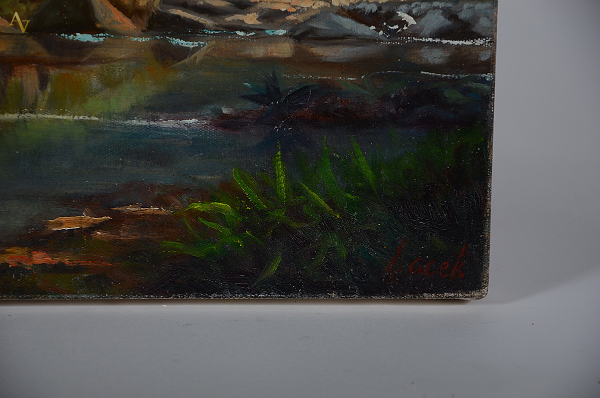 LACEK - Paisagem - ost - 33 x 46 (sem moldura). - foto 3 de 4