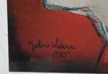 Júlio Vieira (1933-1999), Rosto - DATADO 1985. Técnica Mista.