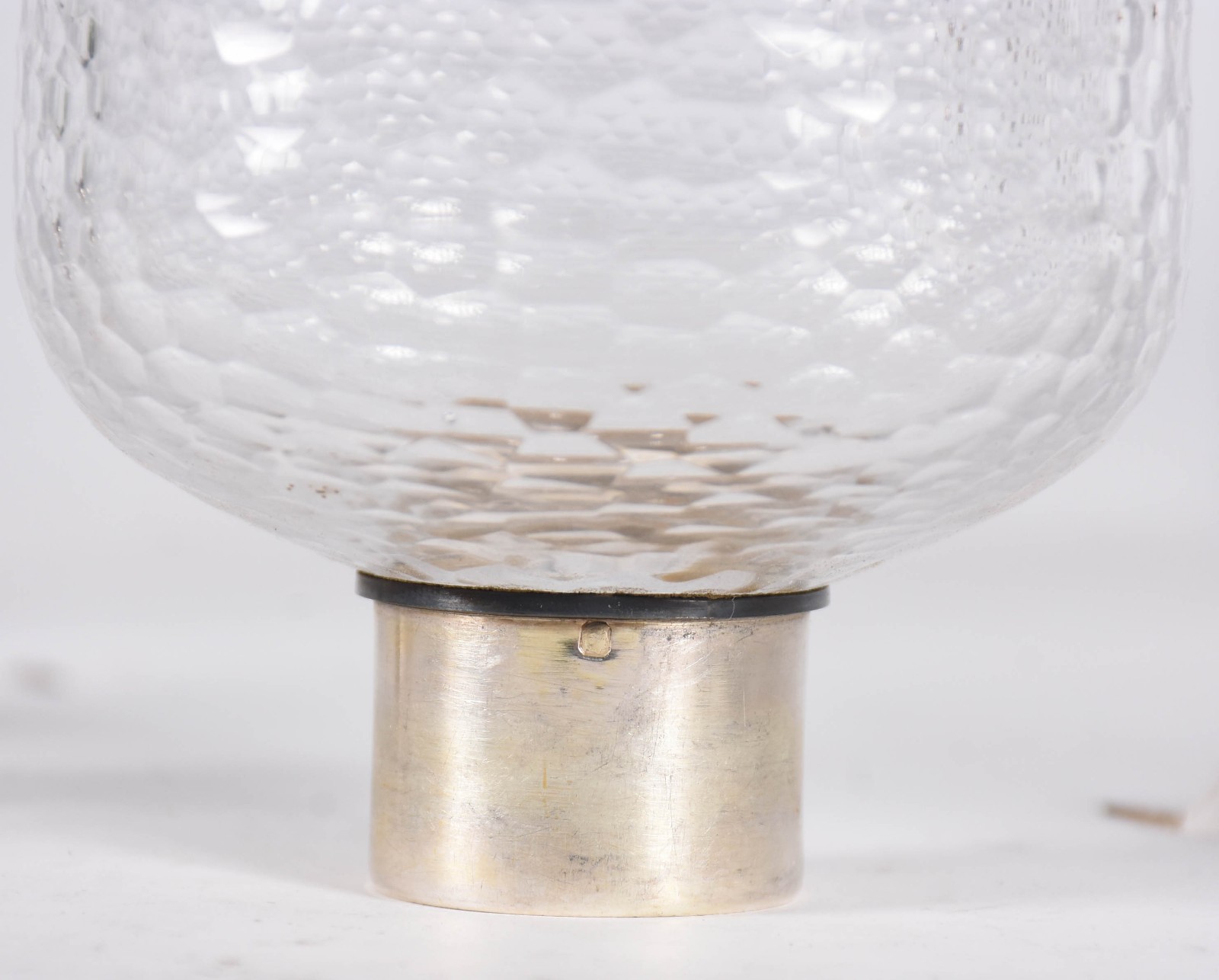 Conjunto para toilette de cristal e prata de lei, sendo 4... - foto 8 de 9