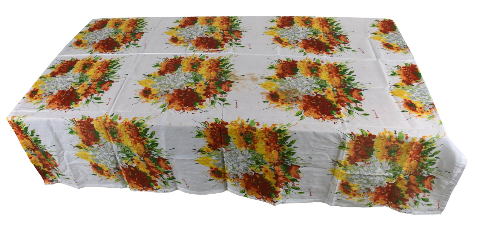 ROMANELLI - Toalha de mesa com silkcreen feito pelo artista. - foto 2 de 4