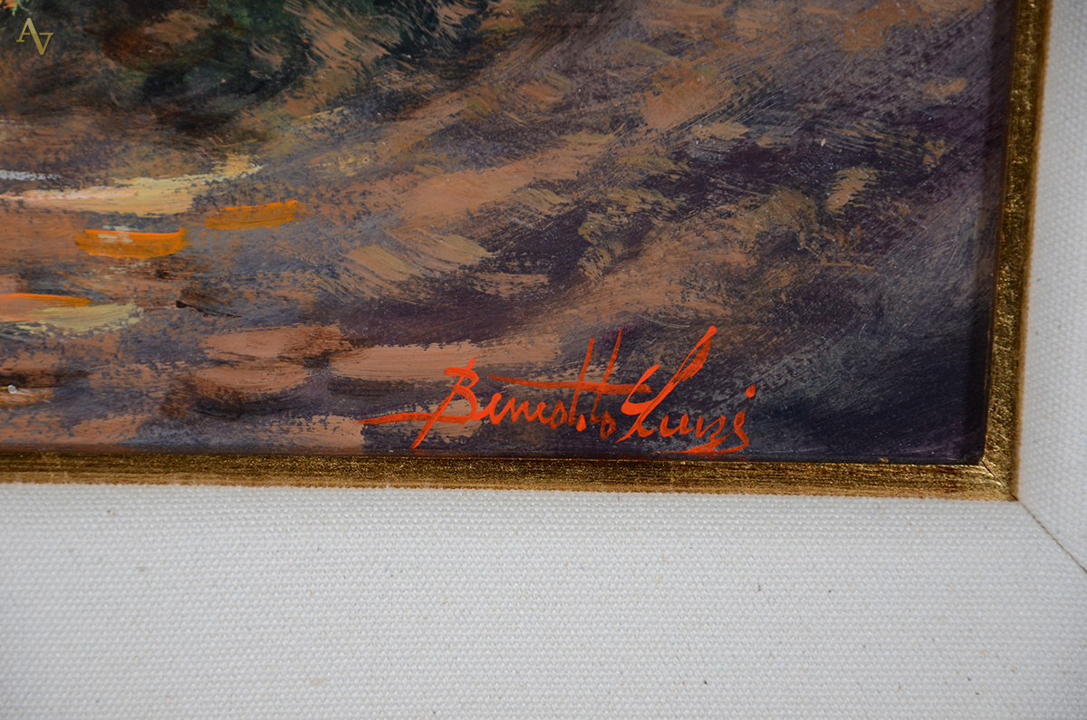 BENEDITO LUIZI (1933) - Paisagem - ose - 30 x 60 - foto 3 de 4