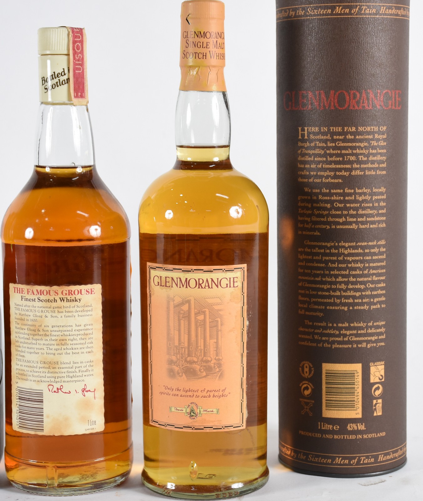 Quatro garrafas de whisky, sendo: Glenmorangie 10 anos, Buchanan's... - foto 4 de 4