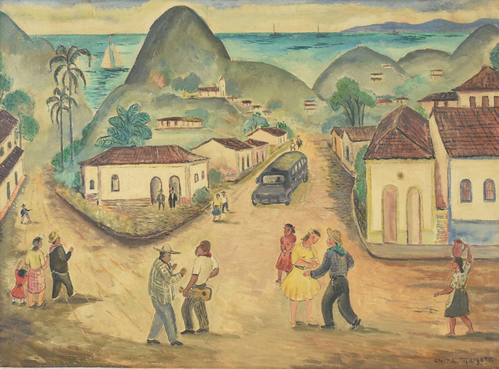 Anita Malfatti (1889-1964), "Cena caipira". - foto 1 de 6