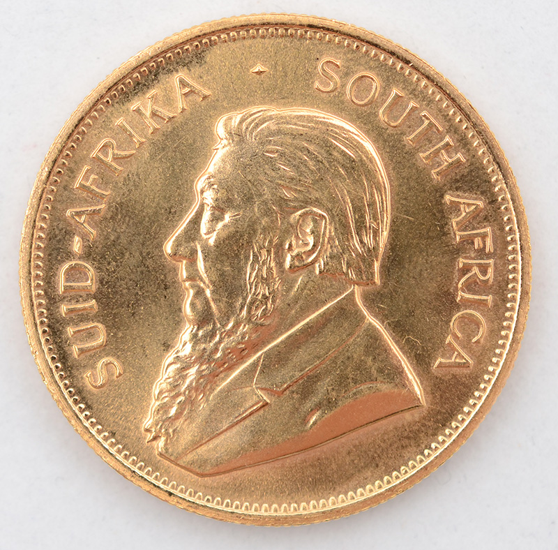Moeda - UM KRUGERRAND - Àfrica do Sul - 1990 - Moeda que não circulou... - foto 1 de 2