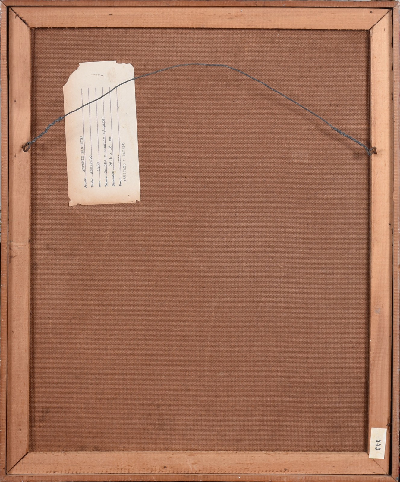 Antonio Bandeira (1922-1967), Abstrato - foto 4 de 5