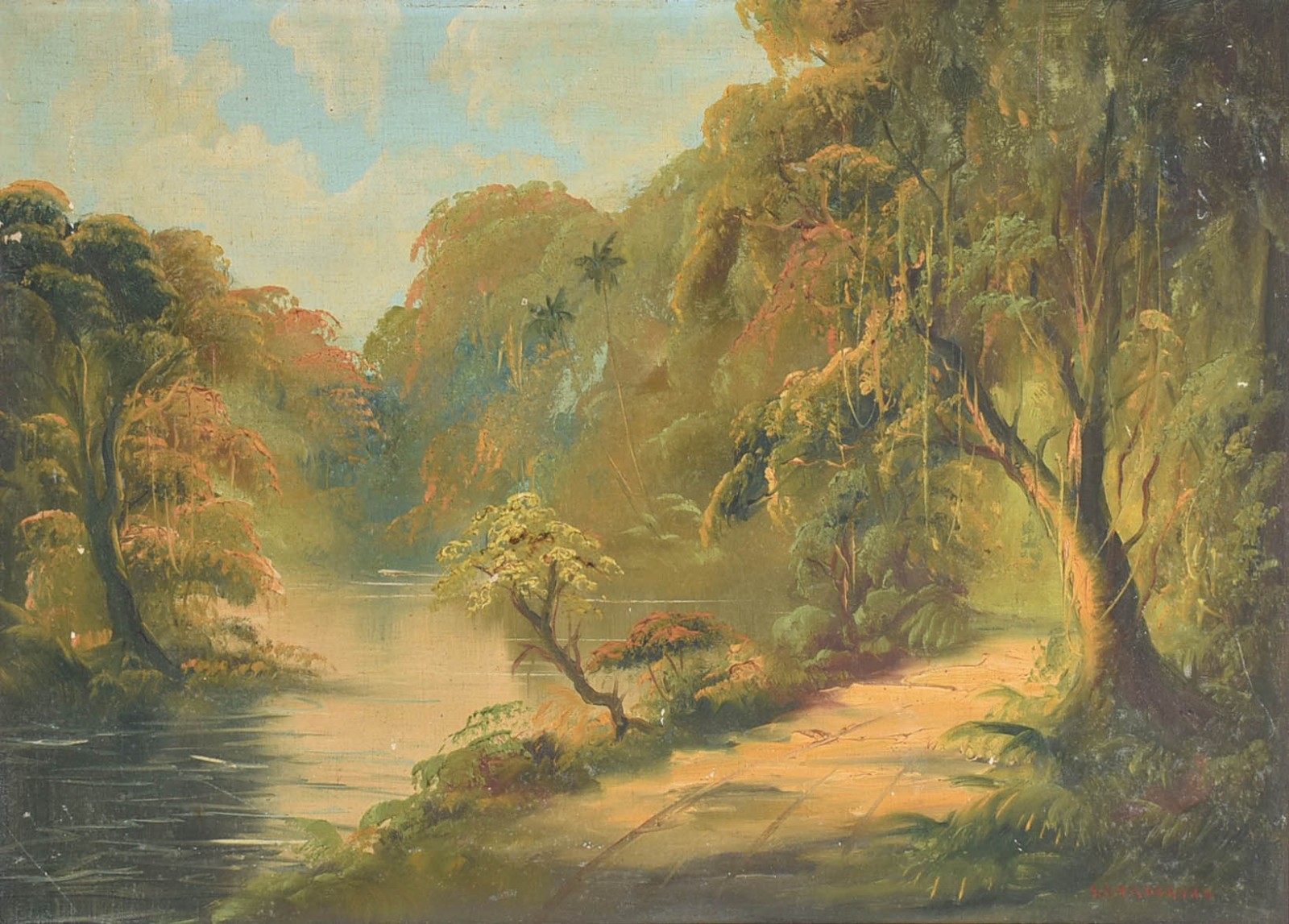 SYLVIO KARASAVAS  (1905-1980), Paisagem - foto 1 de 4