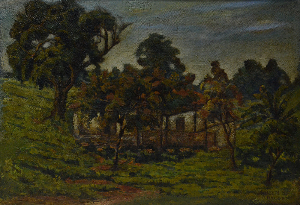 RUBEM SÁ - Paisagem , Rio 1930 - ost - 91 x 64 - foto 2 de 3
