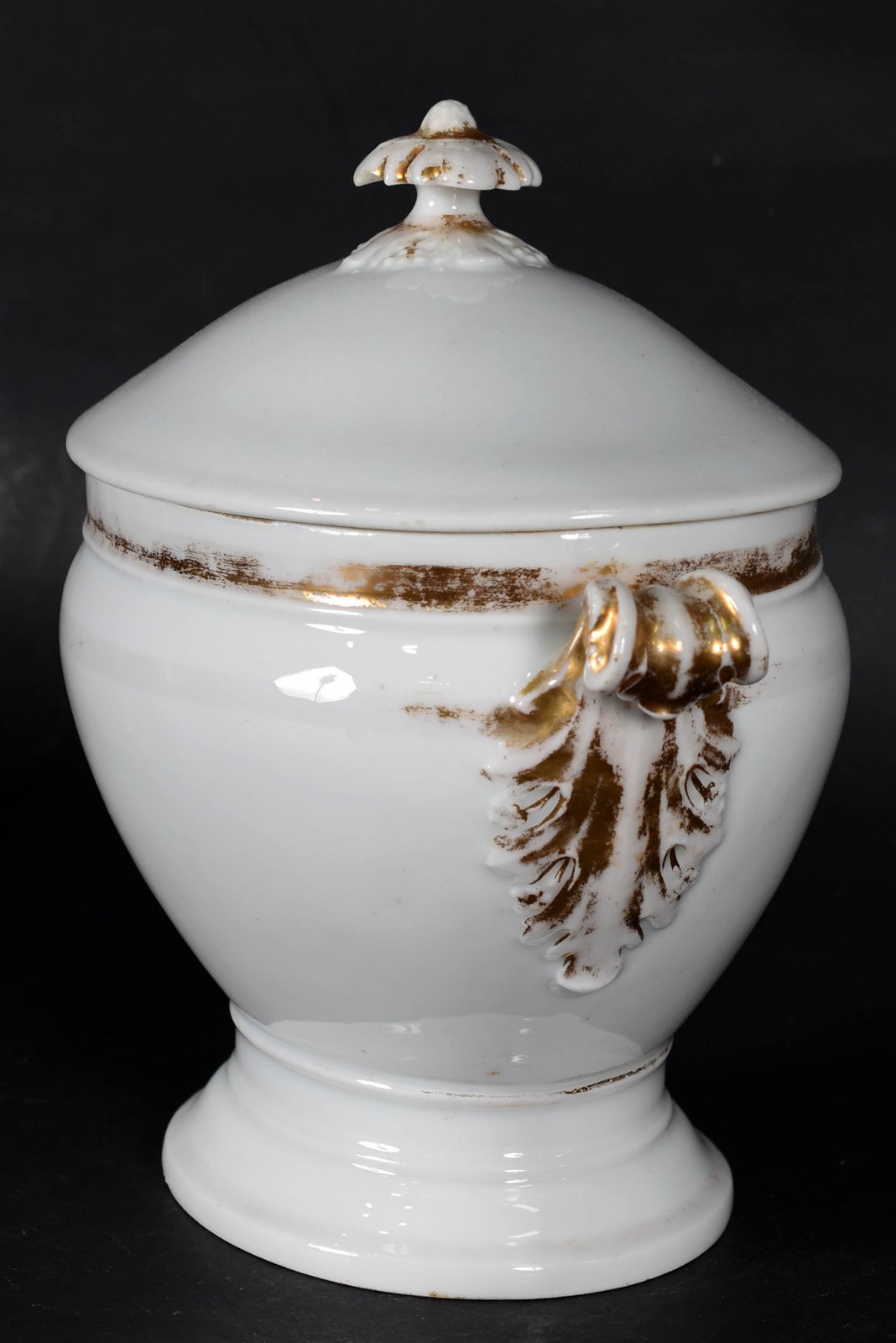 Sopeira de porcelana francesa velho Paris, na cor branca com... - foto 3 de 6