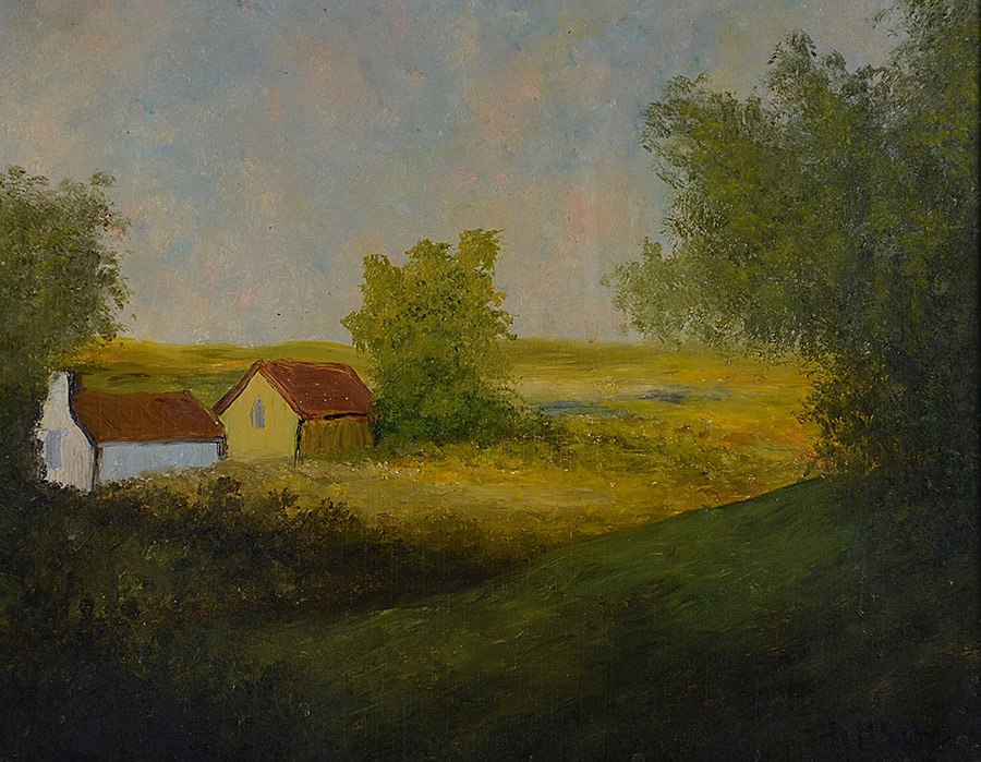 A.M.SCHEER - Paisagem - 30 x 23,5 - foto 2 de 3