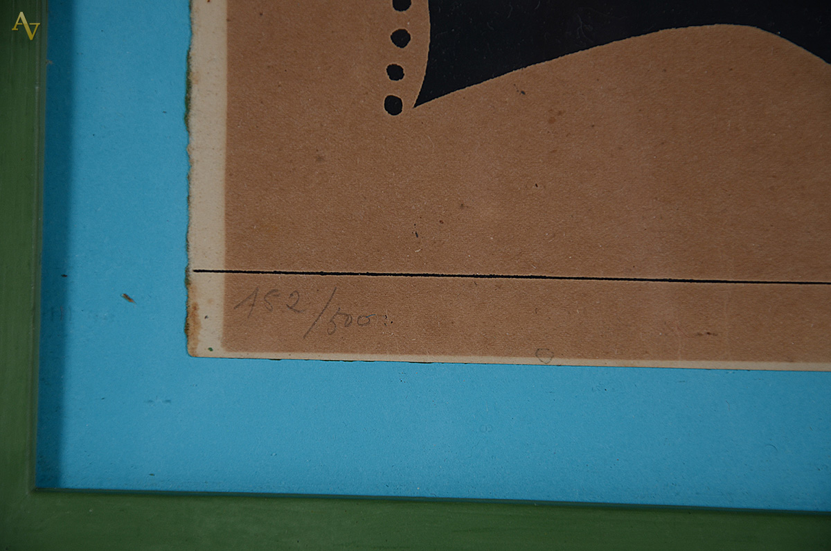 ALDEMIR MARTINS - Serigrafia 182/500 - 10,5 x 20,5 - 1987 - foto 4 de 4