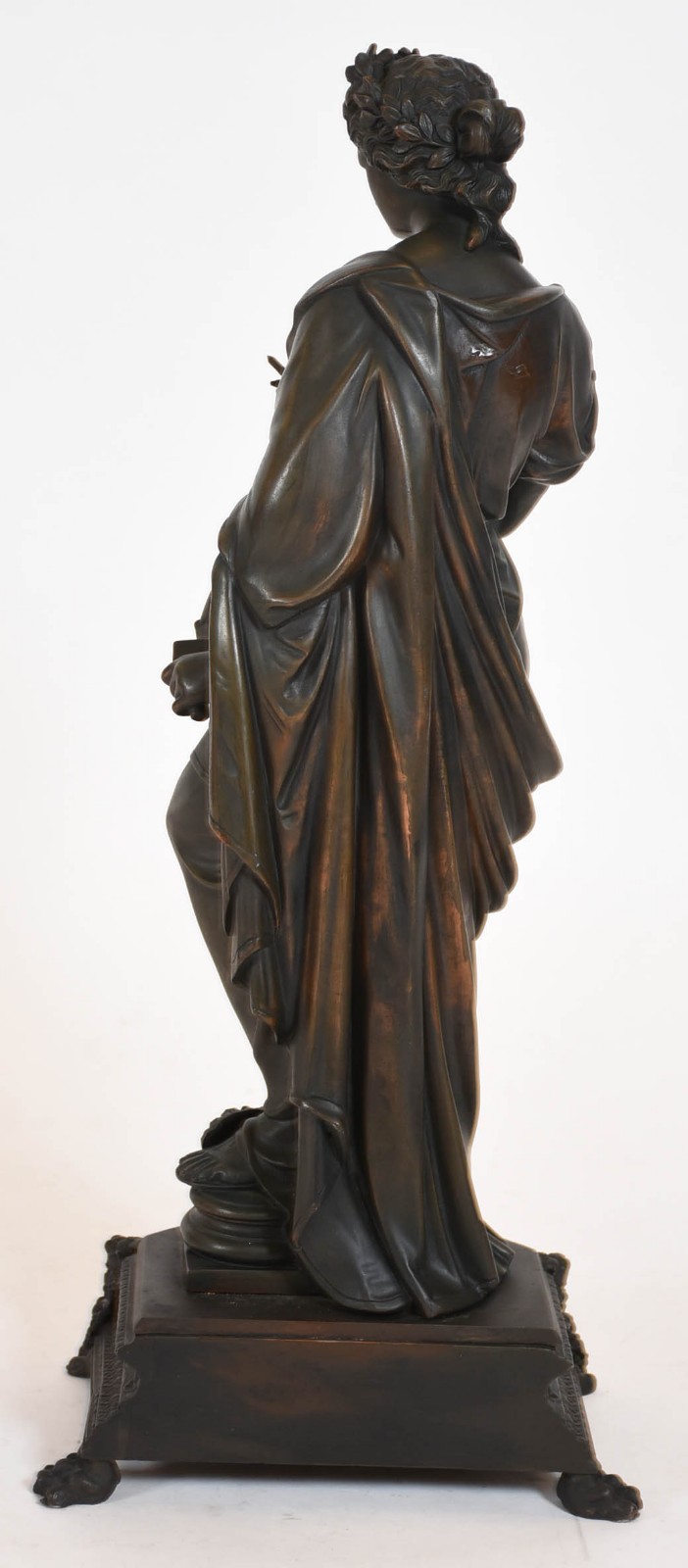 Estatueta de bronze representando "Alegoria ao teatro". - foto 5 de 5