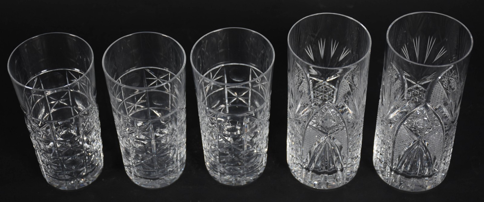 Quinze copos longos de cristal lapidado para whisky, sendo 4 de... - foto 2 de 3