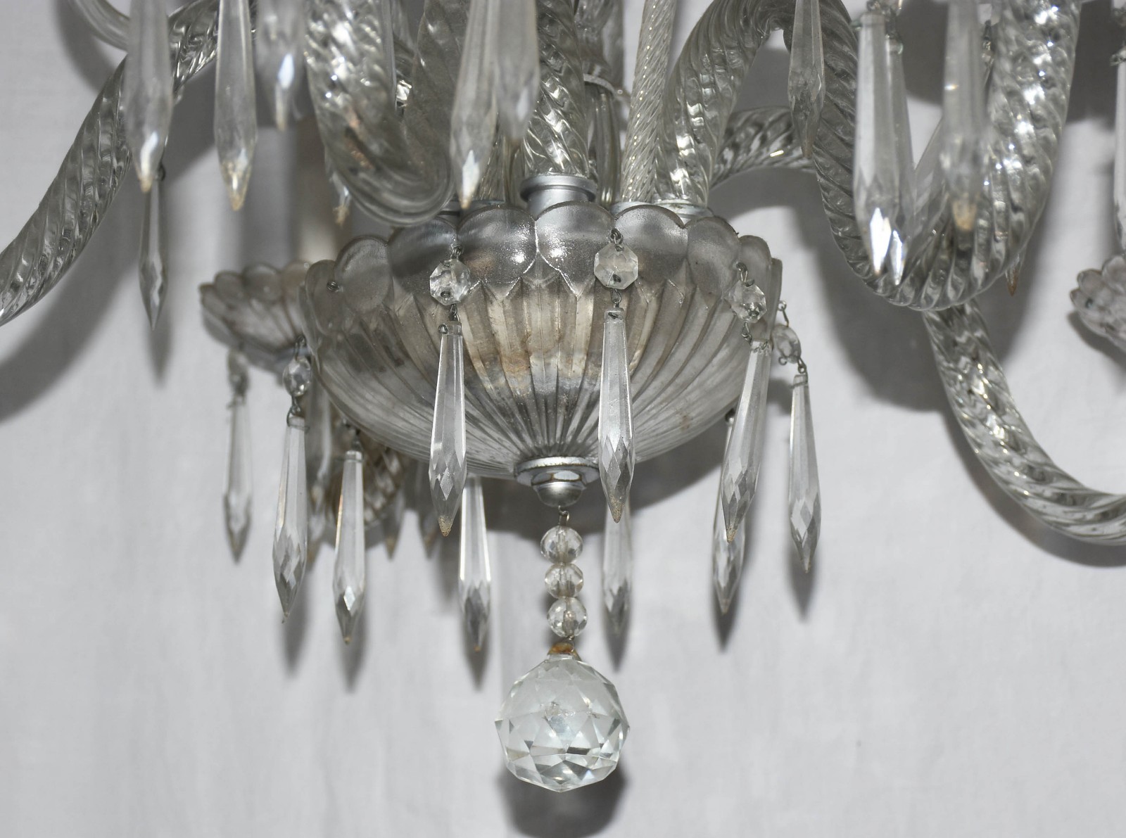 Lustre de cristal para 5 luzes. - foto 2 de 2