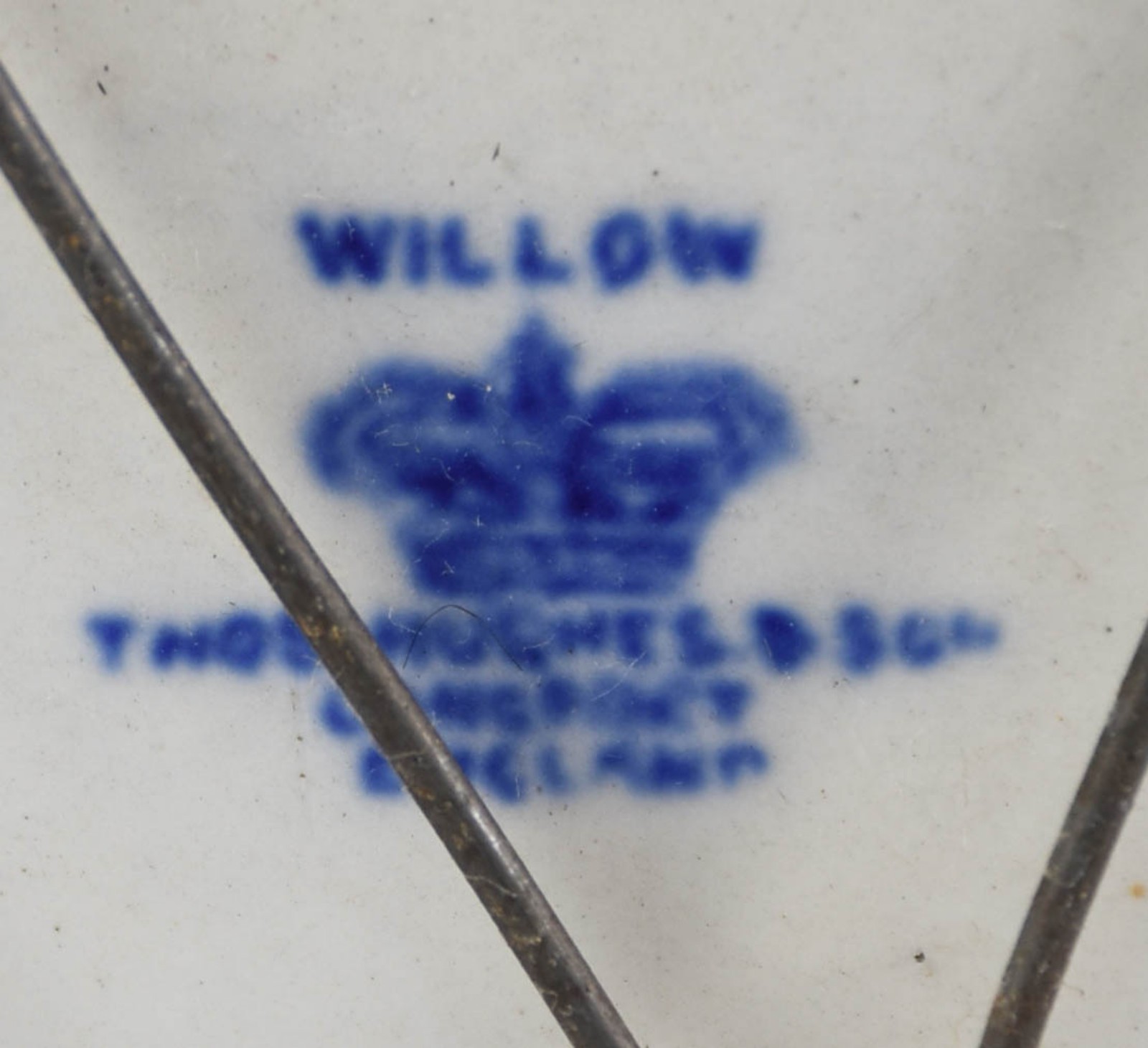 Quatro travessas de faiança inglesa azul e branca em diversas... - foto 5 de 6