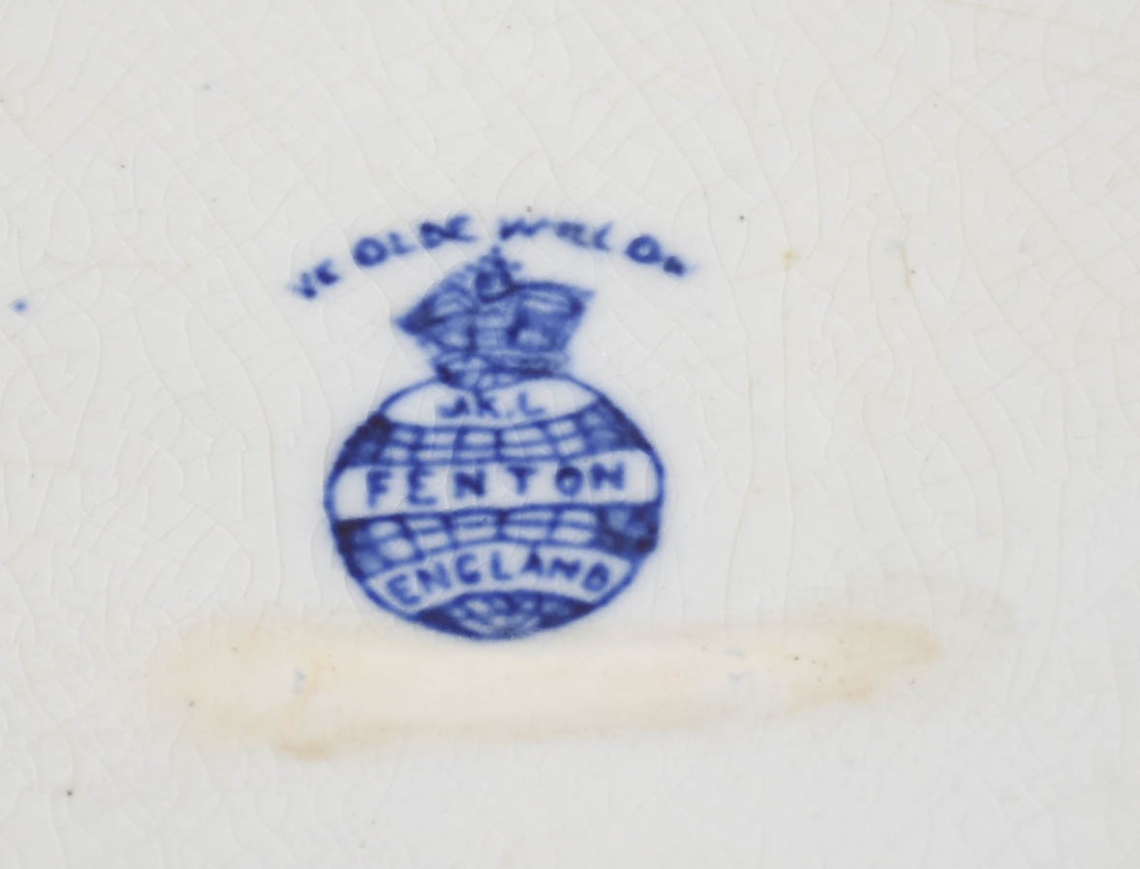 Sopeira com presentoir de faiança inglesa azul pombinho, feitio... - foto 5 de 5