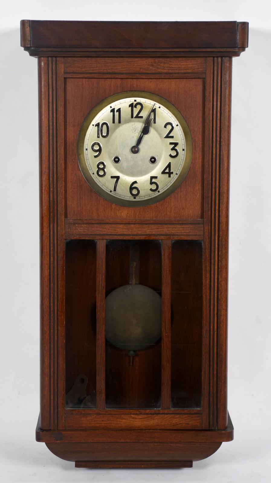 Relógio de parede JUNGHANS com caixa de madeira, ART DECO, (máquina... - foto 1 de 3