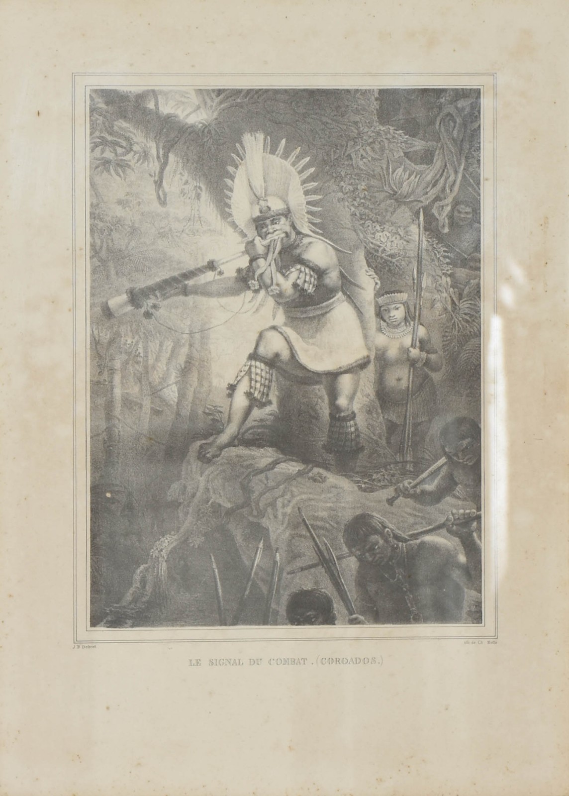 Jean-Baptiste Debret (1768-1848), Le signal du combat (Coroados) - foto 1 de 4