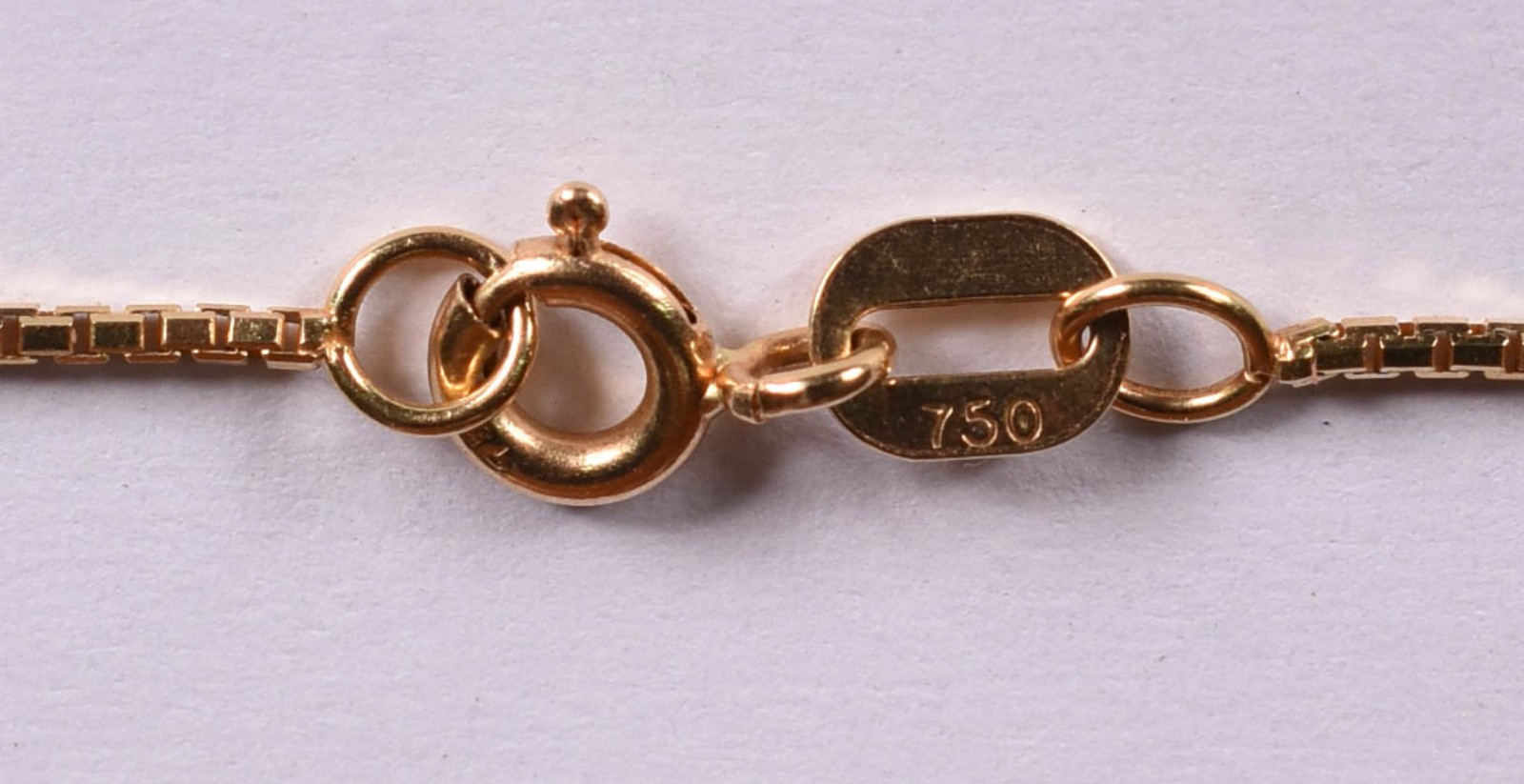 Gargantilha de ouro 18 k pingente com tpázio e brilhante (Por motivos... - foto 2 de 4