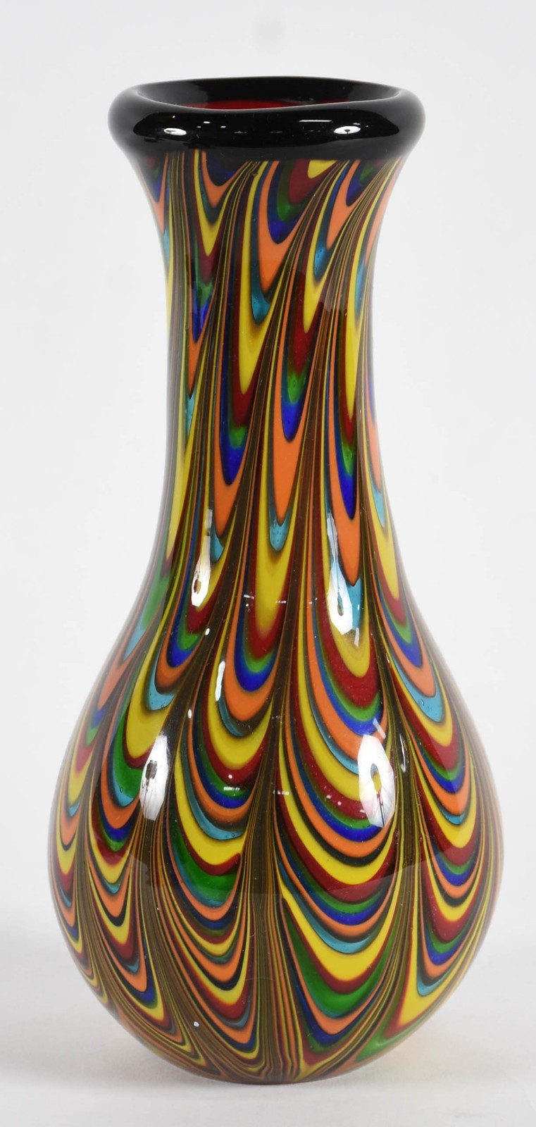 Vaso de murano policromado. - foto 1 de 3
