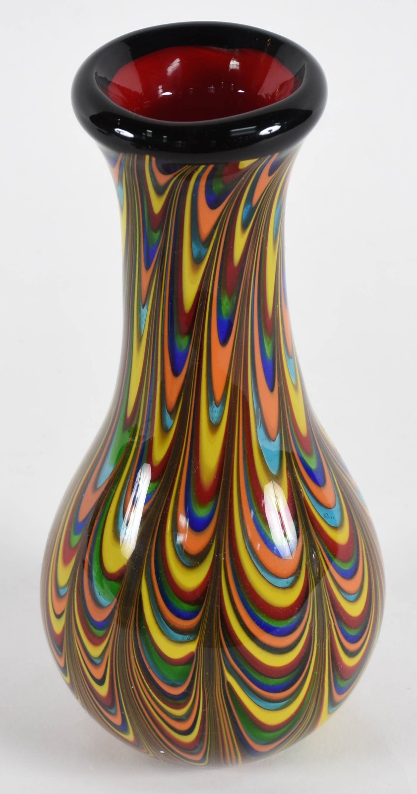 Vaso de murano policromado. - foto 2 de 3