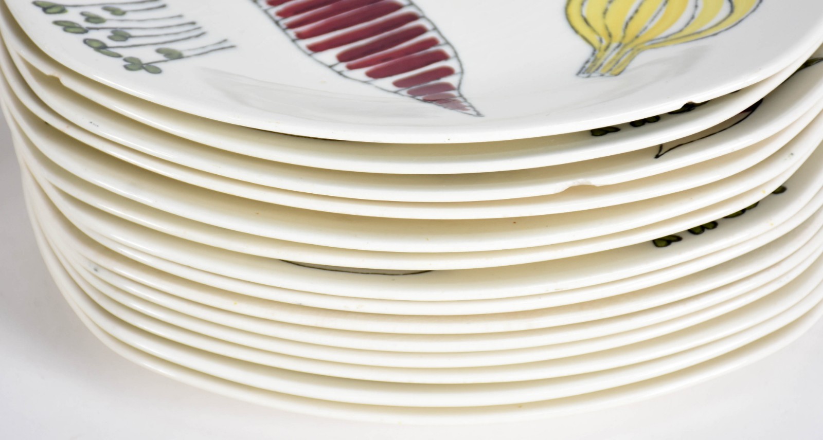 Conjunto para salada de faiança inglesa STAFFORDSHIRE, decorada a... - foto 4 de 6