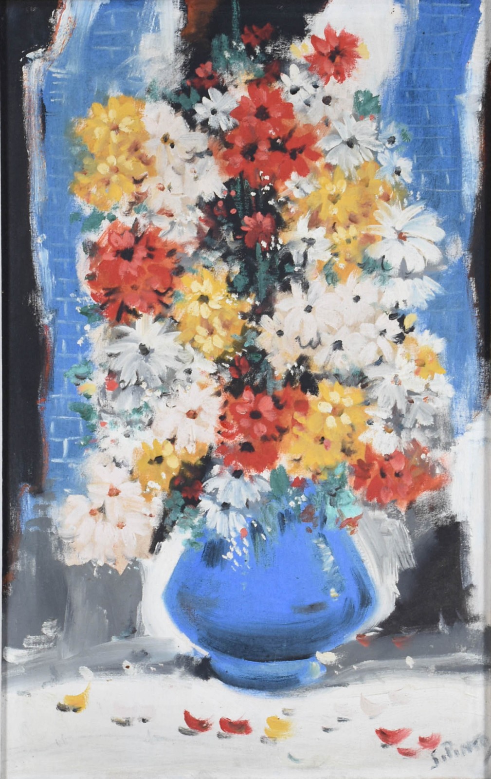 Sylvio Pinto (1918-1997), Vaso de flores - foto 1 de 4