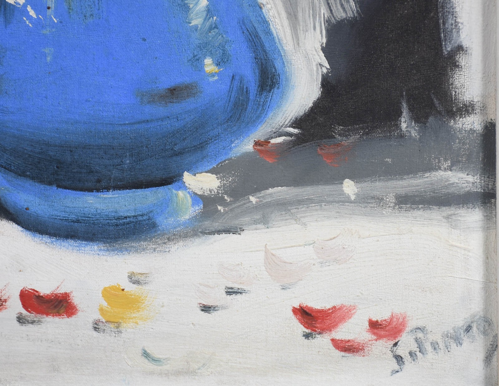 Sylvio Pinto (1918-1997), Vaso de flores - foto 3 de 4