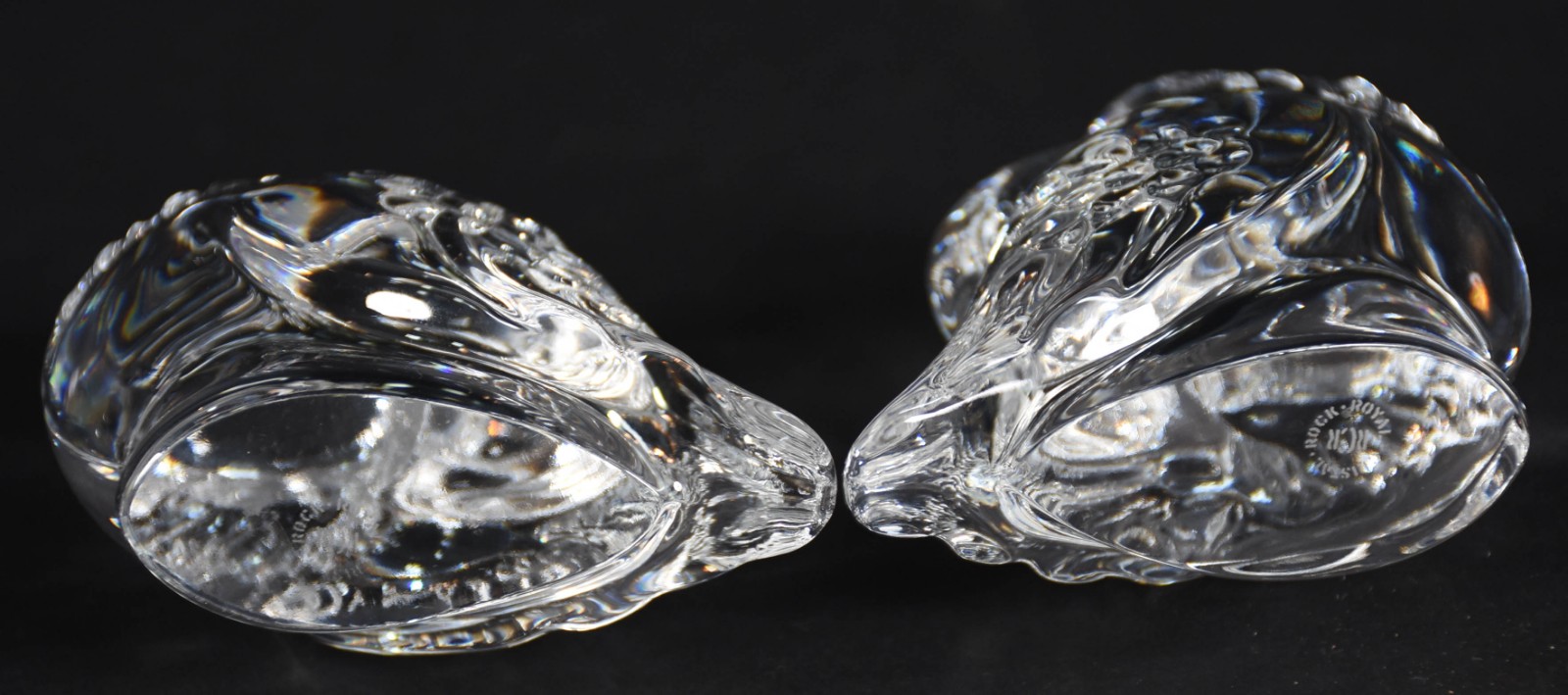 Duas estatuetas representando tucanos de cristal francês "Rock... - foto 4 de 5